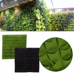 Planters Potten Meervoudige Zakken Vilt Verticaal Grow Garden Bags Opknoping Plant Opbergtas Pouch Tuinieren Aardappel Planter