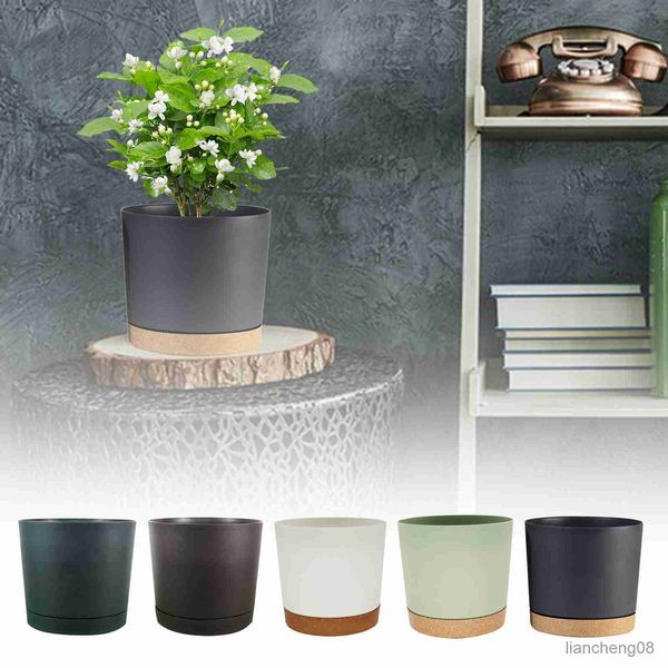 Jardinières Pots Plantes Pots Intérieur Noir En Plastique Pots De Fleurs Avec Drainages Soucoupes Jardinières Modernes Pour Pot De Fleur Titulaire R230614