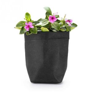 Plantenbakken Potten Pot Tanaman Sukulen Mini Dapat Digunakan Kembali Pot Bunga Kertas Dapat Pot Bunga Desktop Ramah Lingkungan Tas Penyimpanan Rumah