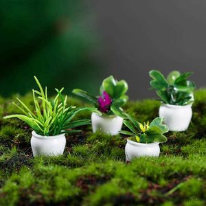 Plantenbakken Potten Set Potplant Standbeeld DIY Mini Hars Multicolor Bloem Beeldje weerbestendig Waterdichte Potplant R230621