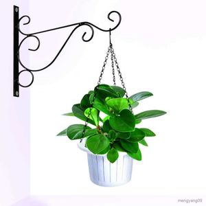 Plantenbakken Potten Muurhanger Heavy Duty Metal Hanging Basket Bracket Garden Plant Hanger Wall Plant Hanger Plant Flower Pot Rack R230807