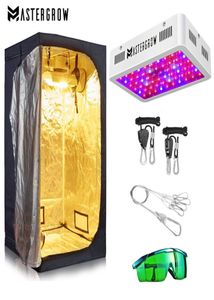 Kit completo de tienda de campaña para plantas, luz LED de cultivo de 1000W y 2000W, sistema de cultivo combinado de caja de plantas de varios tamaños para hidroponía de interior 4quot2579155