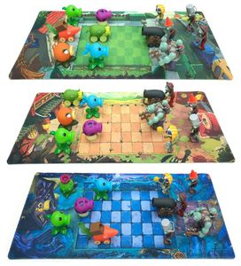 Plantes Vs Zombies Plan de jeu carte Film imperméable tapis en plastique couleur imprimé décoratif disposition opérationnelle position enfant jouet LJ2009287855900