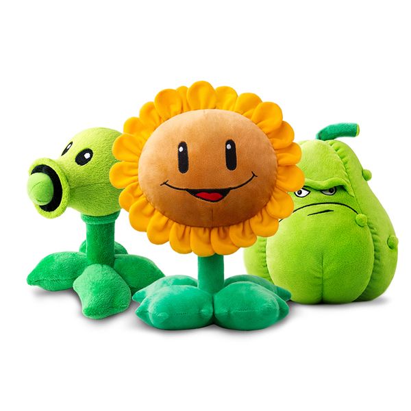 Plants Vs Zombies Jouets en peluche Peashooter Sunflower Squash Big Size 30cm / 12Inch