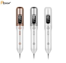 Plasma Pen LCD 9 Niveaus Tattoo Laser Remover Huidverzorging Schoonheid Apparaat Tag Black Dot Wrattenvlek Donkere Mol Verwijdering Pen Drop9757098