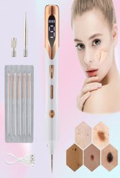 Stylo Plasma taupe pointant tatouage tache de rousseur élimination des étiquettes de verrues dissolvant de taches foncées pour le visage LCD outils de soins de la peau Machine de beauté 2202242934662