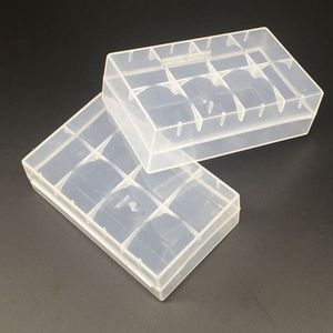 Plastique 20700 21700 Batterie Case Storage Box Pack 2 * 20700 ou 2 * 21700 Batterie Clear Color Haute qualité Portable Case DHL Free