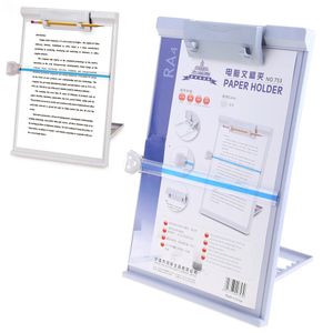 Porte-documents d'ordinateur réglable en plastique, support de livres, cadre de lecture et de frappe 240222