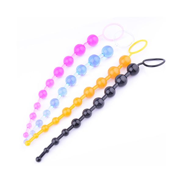 Perle anale en plastique stimulateur de Prostate Anal perles de boule godemichet Anal Plug Anal produits pour adultes jouets sexuels pour femmes hommes