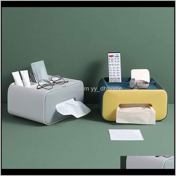Serviette de bureau en plastique chambre à coucher pompage porte-papier étui multifonctionnel vente Xdnlc boîtes serviettes Hlpcv