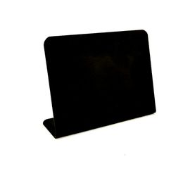 Signe étiquette du panneau de prix noir en plastique l Stand Blackboard PVC réécrit une réutilisation effaçable 50pcs