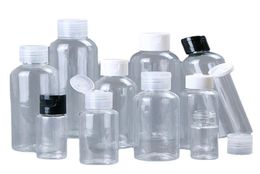 Plastic Bottle Flip Butterfly Tapa para líquido 5 ml 10ml 20ml 30ml 50ml 60ml 100ml 120ml Aceites esenciales Bottles PET de perfume WI2584047