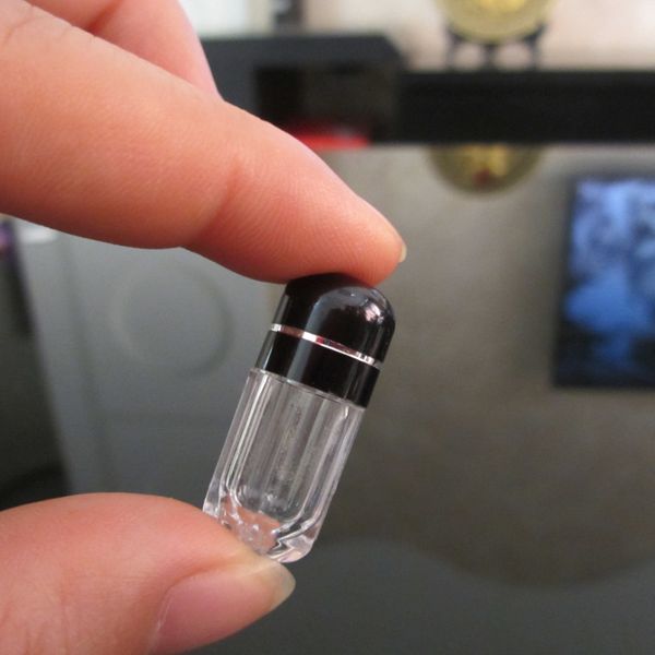 Bouteilles en plastique pour pilule clair vide Portable épaissir bouteille Capsule étui avec bouchon à vis coloré porte-pilules conteneur de stockage