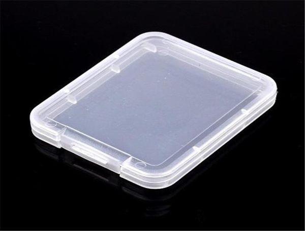 Boîtes de boîtiers en plastique Boîtes de cartes mémoire standard transparentes Case de stockage de boîte blanche MS pour TF Micro XD SD CARDE CASE6871476