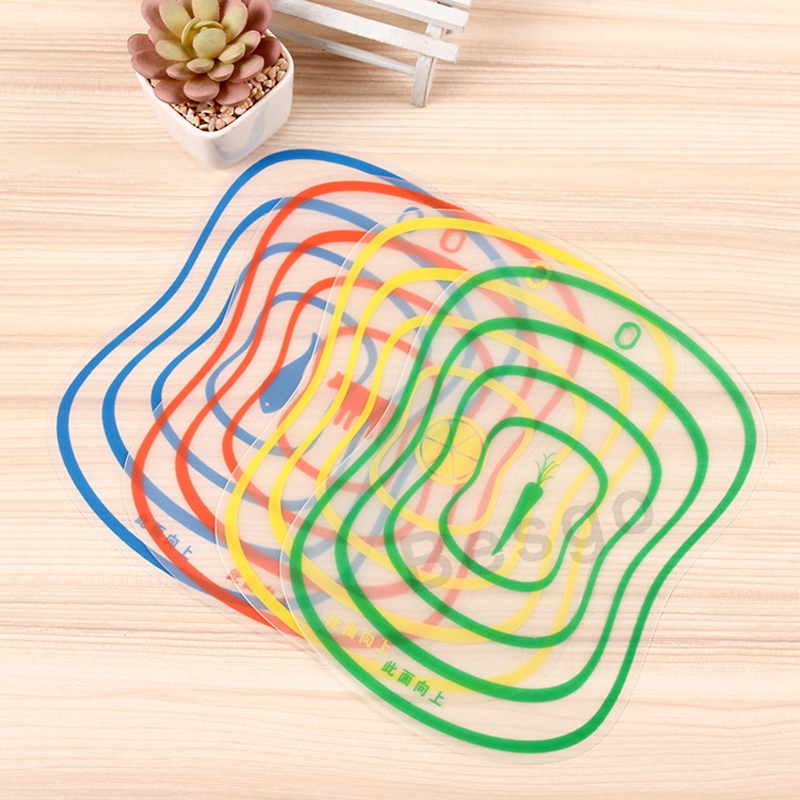 DBC Frosted Plastic Cutting Board - Non-Slip, Versatile Kitchen Tool for Vegetables and Meat - BH2817