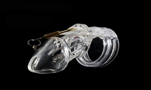 En plastique clair Lucite mâle CB6000S dispositif de chasteté ceinture de chasteté cage à pénis anneau de pénis bondage jouets sexuels gode serrure produits sexuels8087648