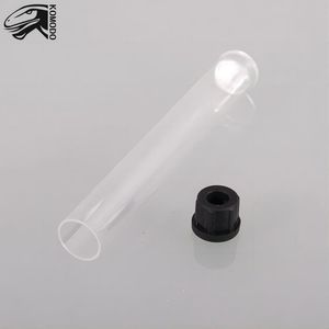 Plastic doorzichtige buisaccessoires met siliconen dop voor vape-cartridge Verpakkingsbescherming 0,5 ml 1,0 ml verstuiver Aanpasbaar