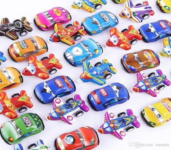 Feedback de couleur en plastique Mini scooter tire les voitures en arrière et voitures jouet avion pour enfants roues mini-voiture drôle de toys pour enfants drôles gi4541874