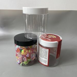 Récipients en plastique 4 oz 250 ml Jar Box Cases Porte-cire contenant emballage de qualité alimentaire Outils de cire Stockage pour tuyaux en silicone stockage de bonbons