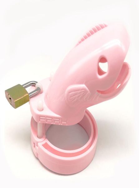 Plastic Device Whale Cock Cage avec 5 bagues de taille Numéro de verrouillage en laiton Tags Sex Toys Penis Ring Man Produits sexuels 3868860