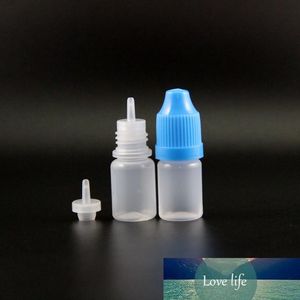 Flacons compte-gouttes en plastique avec bouchons de sécurité à l'épreuve des enfants Conseils Vapor Squeeze e Cig Long mamelon