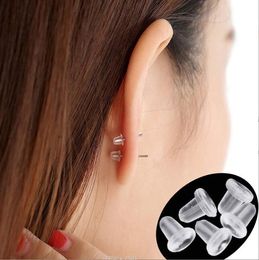 Plastic oordop plastic oordopjes oorbellen accessoires DIY Sieraden Accessoires 1000st