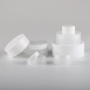 Plastic Lege Potten Voor Cosmetische Pp Wit Helder Crème Potten 3G 5G 10G 30G 50G 100G Make-Up Containers F2047 Mgdvi