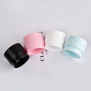 Plastic lege make -uppot Ronde Richtbare fles Cream Jar Mini Cosmetic Container Box Travel Tools