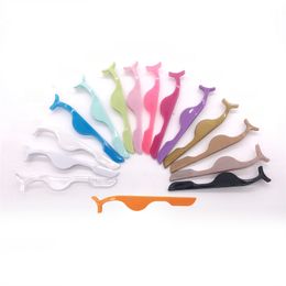 Plastic Wimpers Verlenging Pincet Extra Klem Clips Oefen Schoonheid Wimper Make-up Gereedschap