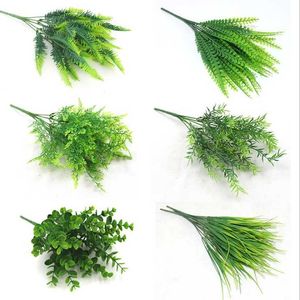 Faux gazon en plastique gazon persan mur de verdure artificielle plante de simulation de matériel assorti décoration de jardin de mariage