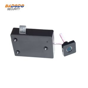 Cerradura de puerta de gabinete de huellas dactilares de plástico Cerradura eléctrica biométrica con batería recargable para armarios de cajones Y200407