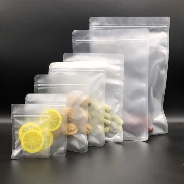 Sacs d'emballage plats en plastique, pochette anti-odeur givrée avec bouche d'aération pour biscuits aux herbes sèches, collations, grains de café, grains de citron séchés, noyaux de fruits, stockage de bonbons de Noël