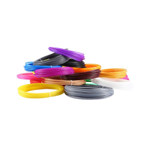 Plástico para bolígrafo 3D, 50 metros, PLA, 1,75mm, filamento de impresora 3D, materiales de impresión, accesorios para extrusora, piezas, Material de impresión ABS