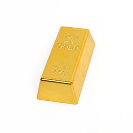 Nouveauté en plastique barre d'or Bullion fête décoration film accessoire cadeau 999.9 Fine Net Wt 1000G Design