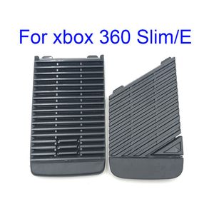 Panneau de couverture de disque dur en plastique de remplacement, boîtier de boîtier de disque dur pour console de jeu Xbox 360 Slim / 360 E noir FEDEX UPS DHL FREE SHIP