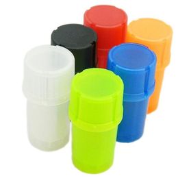 Plastic kruid molen kleurrijke 3 delen beker vorm 47mm Spice Miller Crusher Hoge kwaliteit Mooie unieke ontwerp roken accessoires LQPLXL940