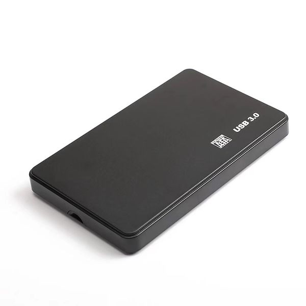 Hubs de plástico Caja de disco duro portátil de 2,5 pulgadas compatible con SATA USB 3.0 5Gbps SSD Estuche para computadora portátil / PC Cajas de HDD externas Alta velocidad mini 100pcs por barco