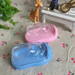 Plastic kinderschoenen Stijl Candy Sweets Boxes voor Baby Shower Kids 'Birthday Gift Box voor gast