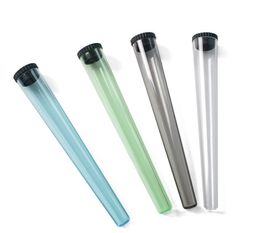 Plastic king size doob tube 115 mm sigarettenkruid kruid tabak roken opslag afdichtingscontainer pil kegel kegel voor rollend papier