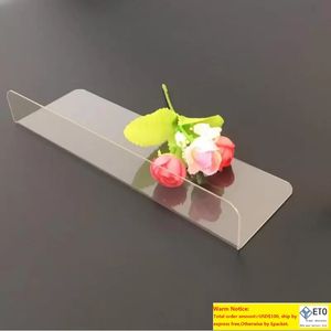 Plastic l vorm grondstoffen verdeler armatuur plank merchandise guard strip accessoires supermarkt display