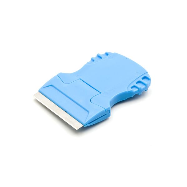 Mini Grattoir à Lame de Rasoir Plastique Bleu Grattoir Mini Raspador TM-230