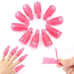 Plastic nagelkunst Soak Off Cap Clips UV gel Poolse removerwikkelgereedschap vloeistof voor het verwijderen van Varnish Manicure Tools
