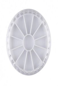 Boîte de rangement en plastique pour Nail Art, conteneur organisateur pour paillettes cristal strass perles bijoux décoration affichage manucure To8473139