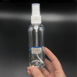 Bouteilles de pulvérisation de parfum en plastique 10ML 20ML 30ML 50ML 60ML 100ML PET Transparent Bouteille vide rechargeable Pompe à brouillard Atomiseur de parfum Ldvpx