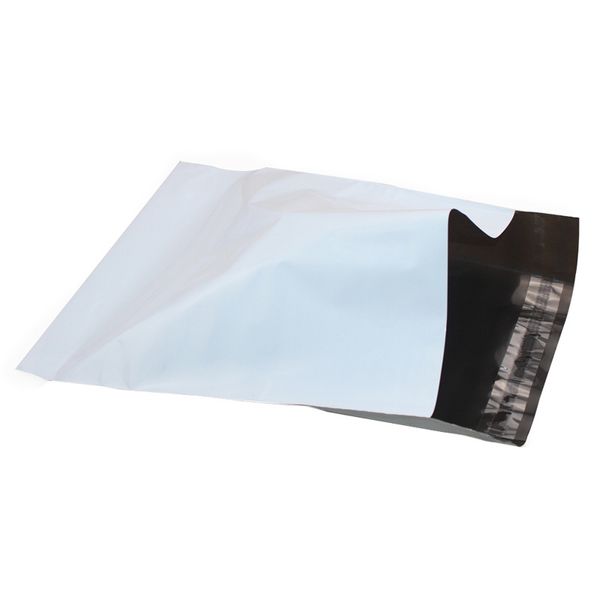 En plastique Poly auto-scellant auto-adhésif Express sac blanc courrier enveloppe postale courrier courrier postal sac postal DH203