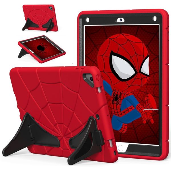 Spider-Man Estuches para teléfonos con tableta resistente a prueba de golpes para iPad 10 10.9 10.2 Pro 11 Air 5 9.7 Samsung Galaxy Tab A8 10.5 Hybrid Hard PC Soft Silicone Kickstand Funda protectora
