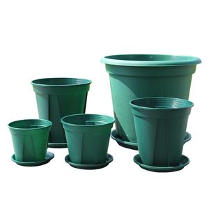 Plastic wortelbloempot Planter Grote zaailing Tray Nursery Succulente plantentransplantatie Potcontainer voor huistuindecoratie