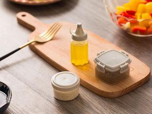 Plastic saus Squeeze Fles Mini -kruidenkast Saladedressing Containers Outdoor Portable Barbecue Spice Jar Keukengereedschap