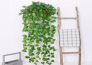 Plastic Scindapsus Artificial Ivy Bloem Garland Vine Fake Scindapsus Hangende planten voor Home Garden Decor 4pcs Lot7927328