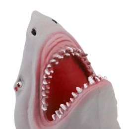 Puppet de main de requin en plastique pour l'histoire TPR Gants de tête animale pour enfants